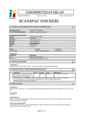 SCANSPAC SNICKERI - Jotunproff