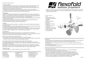 Flexofold ApS Bramdrupvej 50 DK-6040 Egtved info@flexofold.com ...