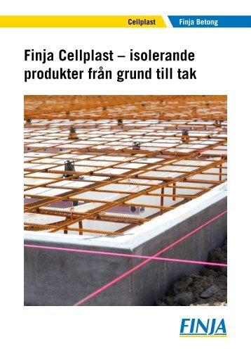 Finja Cellplast – isolerande produkter från grund till tak