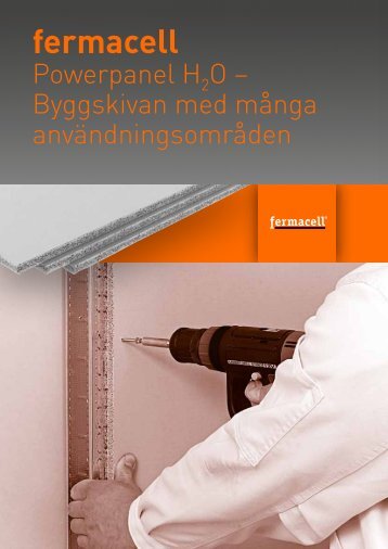 Fermacell Powerpanel H2O - Byggskivan med många ...