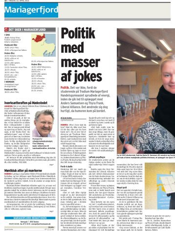 Læs reportagen i Randers Amtsavis (pdf) - Tradium