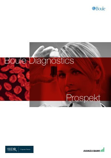 Boule Diagnostics Prospekt - Boule Diagnostics AB