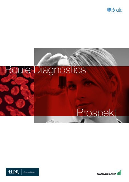 Boule Diagnostics Prospekt - Boule Diagnostics AB