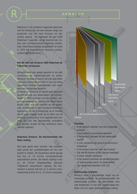 ARMACOR® - Robertson Nederland BV