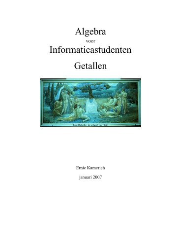 Algebra Informaticastudenten Getallen - Marc Schoolderman