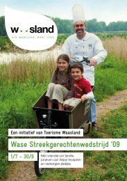 Wase Streekgerechtenwedstrijd '09 - Toerisme Oost-Vlaanderen