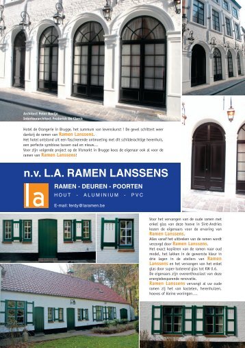 hotel, hoeve en herenwoning download pdf - L.A. Ramen Lanssens