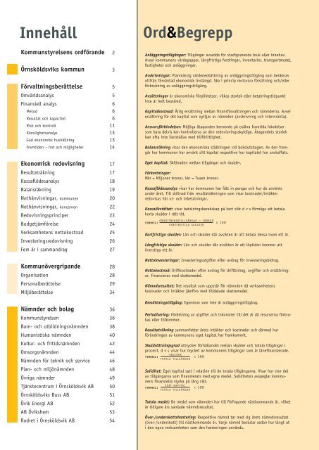 Årsredovisning 2005 - Örnsköldsviks kommun