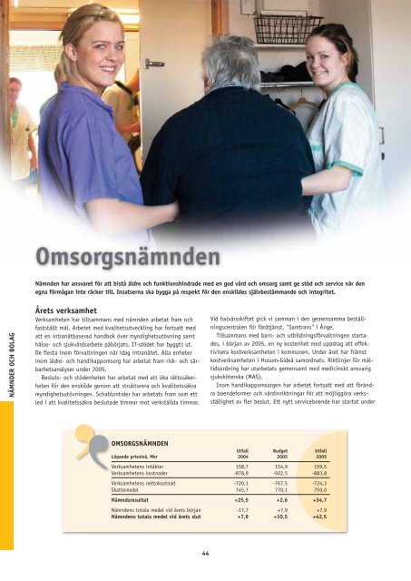 Årsredovisning 2005 - Örnsköldsviks kommun