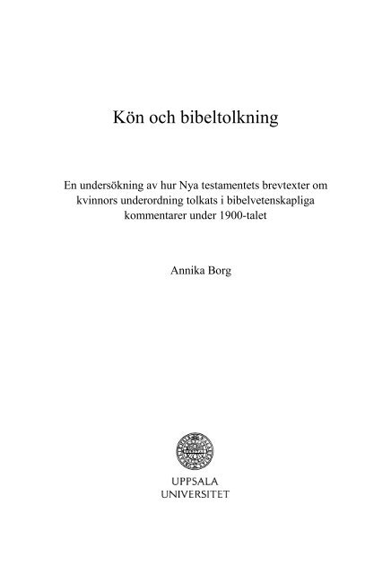 Bibliska svar på kol datering