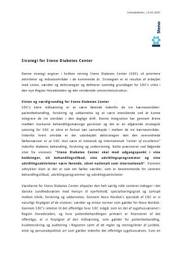 Strategi for Steno Diabetes Center