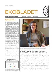 Ekobladet nr 1, 2010 - Ekomuseum Bergslagen