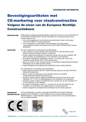 Klik hier om de PDF 'MCB CE-markering voor staalconstructies'