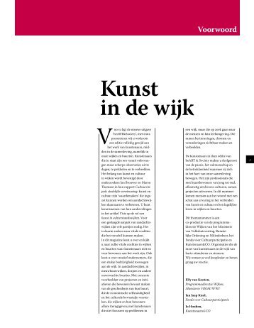Kunst in de wijk - Vereniging van Nederlandse Gemeenten