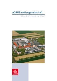 Geschäftsbericht 2006 als PDF - AGROB Immobilien AG