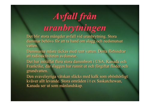 Uran - roten till det onda