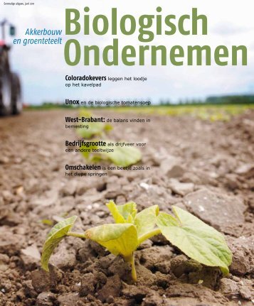 Akkerbouw en groenteteelt - Biologischondernemen.nl