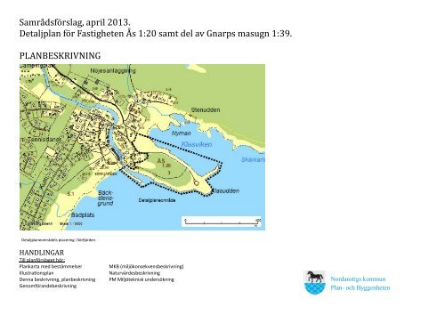 Planbeskrivning Klasudden - Nordanstigs kommun