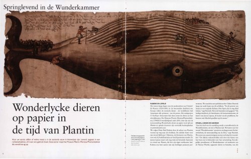 Wonderlycke dieren op papier In de tijd van Plantin