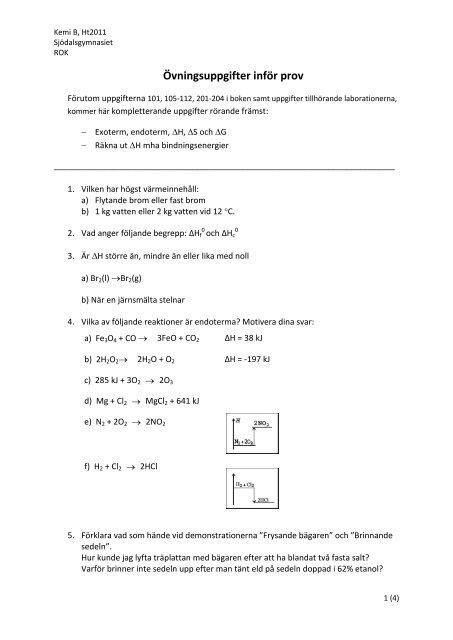 Hemsida Termokemi övningstal.pdf - Sjödalsgymnasiet