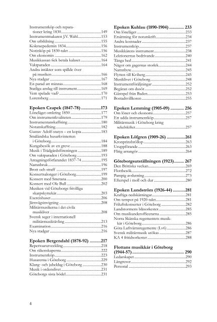 Innehåll (pdf) - Musiken vid Göteborg Garnison