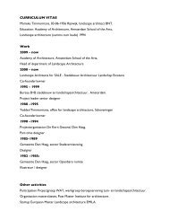 curriculum Marieke Timmermans CV - Landscape Architects for Sale