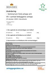 Utvärdering Hässleholm 20 okt