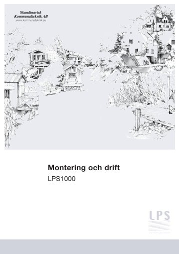 Montering och drift - Norrköping Vatten AB