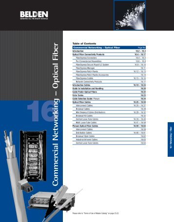 Commercial Networking – Optical Fiber - Cable Depot FZCO