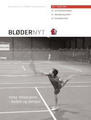 BløderNyt, marts 2005 - Danmarks Bløderforening.