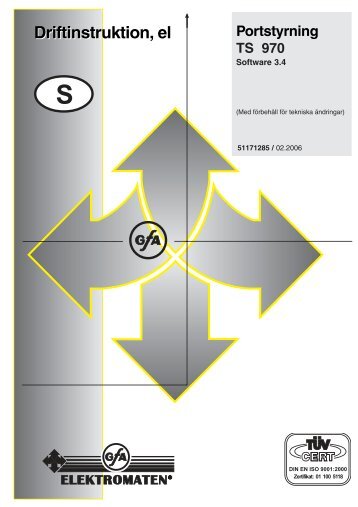 Styrenhet TS 970 Standard - Novoferm