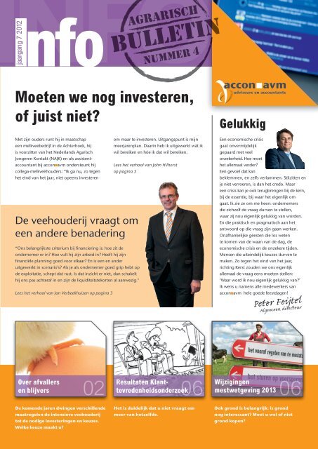 Moeten we nog investeren, of juist niet? - Accon avm