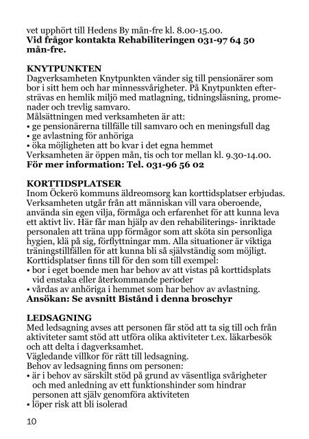 Öckeröseniorens A till Ö - Öckerö kommun