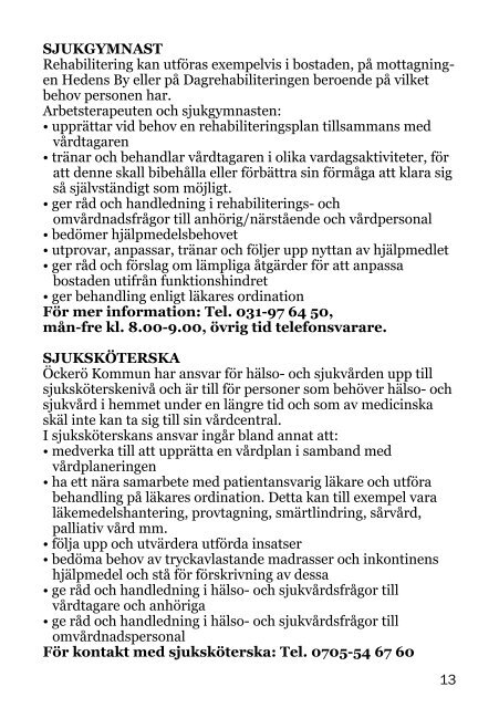 Öckeröseniorens A till Ö - Öckerö kommun