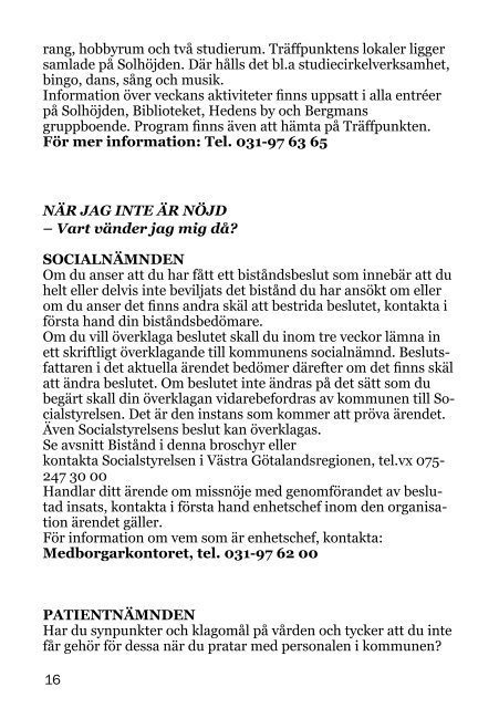 Öckeröseniorens A till Ö - Öckerö kommun