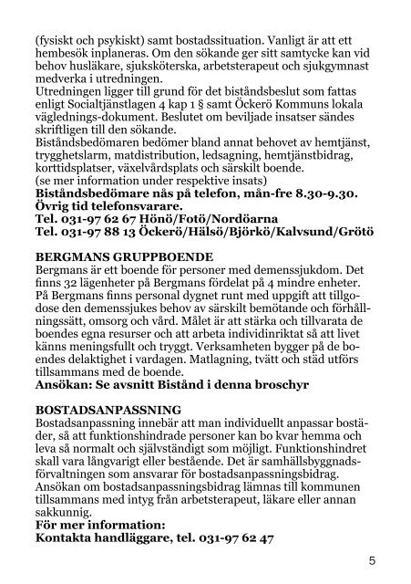 Öckeröseniorens A till Ö - Öckerö kommun