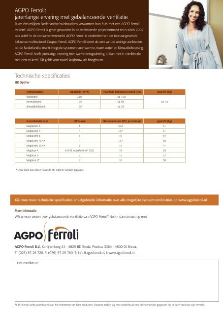De HR OptiFor - Wasco
