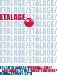 Etalage 2013 - Humanistisch-Vrijzinnige Vereniging