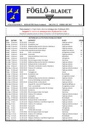 Föglöbladet nr 2 2013 - Föglö kommun