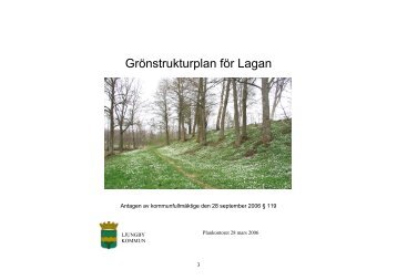 Grönstrukturplan för Lagans samhälle - Ljungby