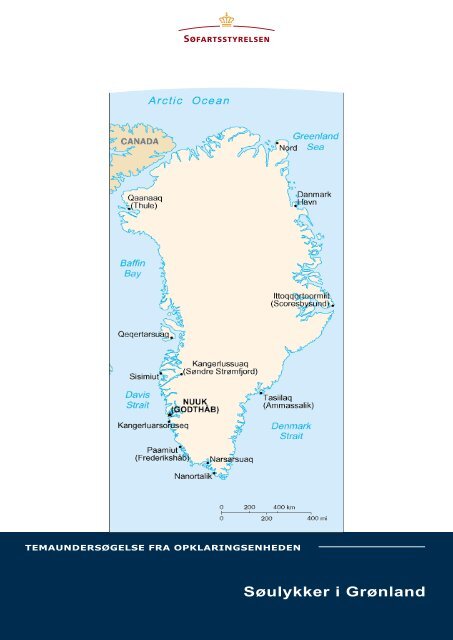 Søulykker i Grønland - Søfartsstyrelsen