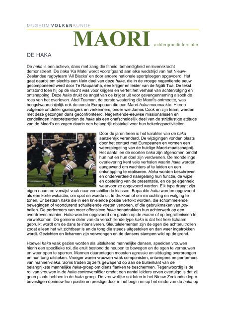 Wat is de Haka?