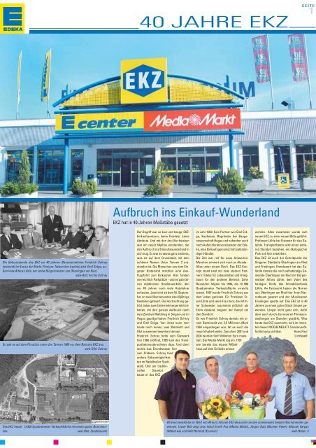 16. Sep. 2009 - 40 Jahre EKZ - Singener Wochenblatt