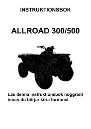Allroad 300-500 Svensk Instruktionsbok