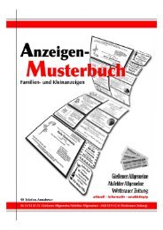 Anzeigenmusterbuch [PDF-Format, 15 MB] - Gießener Allgemeine