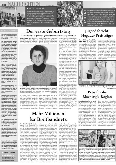 Titel SIN 10 - Singener Wochenblatt