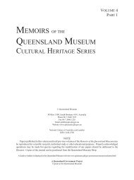 Memoirs of the Queensland Museum (ISSN 1440-4788)