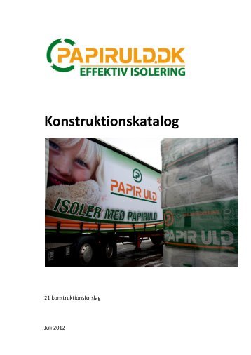 Konstruktionskatalog - Papiruld