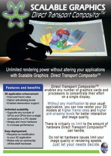 DTC brochure - Scalable Graphics