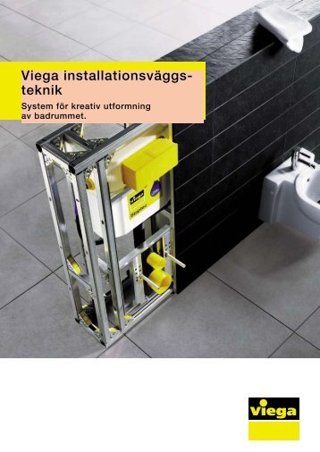 Installationsvägga - Viega